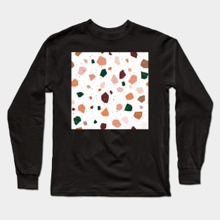 Hand Painted Colorful Terrazzo | Urban Finery Long Sleeve T-Shirt